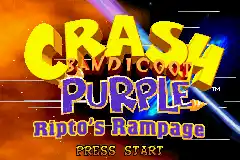 2 in 1 - Crash Bandicoot Purple - Ripto's Rampage & Spyro Orange - The Cortex Conspiracy (U)(Independent)