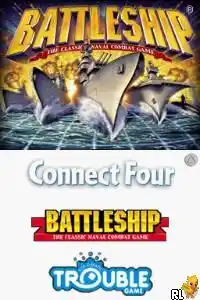 4 Game Pack! - Battleship + Connect Four + Sorry! + Trouble (USA)