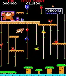 Donkey King Jr. (bootleg of Donkey Kong Jr.)