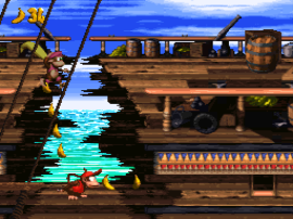 Donkey Kong Country 2 - Diddy's Kong Quest (Germany) (En,De) (Rev A)