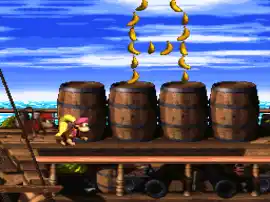 Donkey Kong Country 2 - Diddy's Kong Quest (Germany) (En,De)