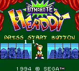 Dynamite Headdy (Earlier Game Gear Prototype)