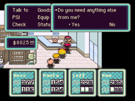 EarthBound (USA) [Hack by Mr. Accident v1.1] (~EarthBound - 10th Anniversary Celebration)