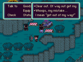 EarthBound (USA) [Hack by Rofish v0.50] (~EarthBound Battler) (Battle Mode)