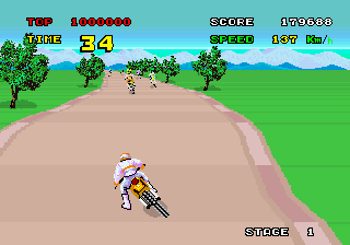 Enduro Racer (YM2151, FD1089B 317-0013A)