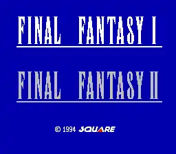 Final Fantasy I & II (Japan) [En by Demiforce v1.0]