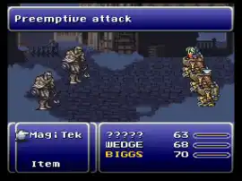 Final Fantasy III (USA) [Hack by MakouEyes v9.08] (~Final Fantasy VI - The Eternal Crystals)