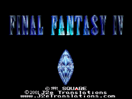 Final Fantasy IV (Japan) (Rev 1) [En by J2e v3.21] [Bug Fix by Deathlike2 v1.0a] (Yang's HP Fix)