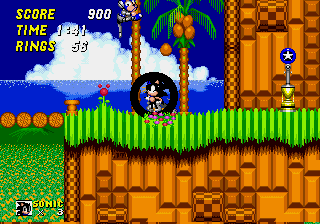 Flames in Sonic 2