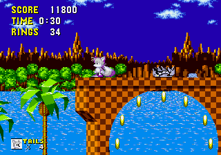 Frozen Tails in Sonic The Hedgehog