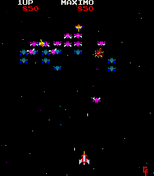 Galaxian Growing Galaxip / Galaxian Nave Creciente (Recreativos Franco S.A. Spanish bootleg)