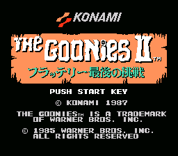 Goonies II, The - Fratelli Saigo no Chousen (Japan) (Beta)