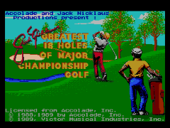 Jack Nicklaus' Greatest 18 Holes of Major Championship Golf (Japan)