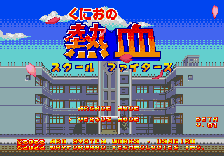 Kunio no Nekketsu School Fighters (beta v.01) (Brazil) (Unl)