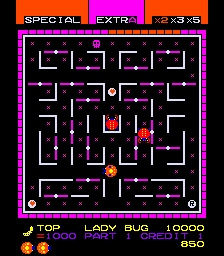 Lady Bug (bootleg on Galaxian hardware) [Bootleg]