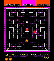 Lady Bug (bootleg on Galaxian hardware) [Bootleg]