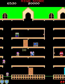 Play Mappy (US) Arcade Retro Game Online in your browser - Retrogames.me