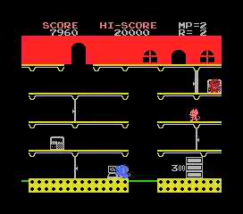 Play Mappy MSX 1 Retro Game Online in your browser - Retrogames.me