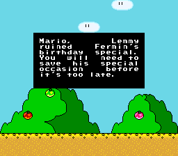 Mario Saves Fermin's Birthday