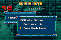 Metroid Zero Mission - Boss Rush Mode