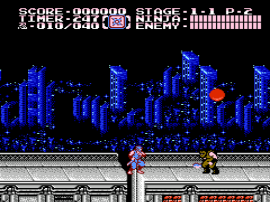 Ninja Gaiden Episode II - The Dark Sword of Chaos (USA) (Beta)