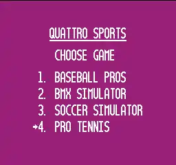 Quattro Sports (USA) (Unl)