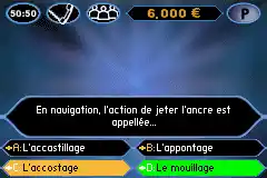 Qui Veut Gagner Des Millions (F)(Patience)