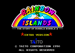 Rainbow Islands Extra (Japan)