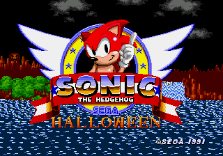 Red Sonic The Hedgehog Halloween