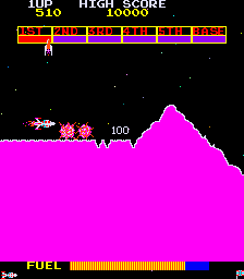 Scramble (bootleg on Galaxian hardware) [Bootleg]