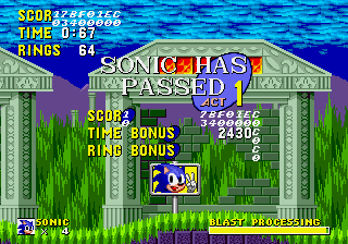 Sonic 1 Blastless