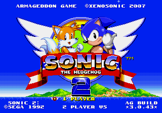 Sonic 2 Armageddon Game