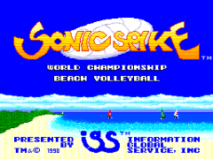 Sonic Spike - World Championship Beach Volleyball (USA)