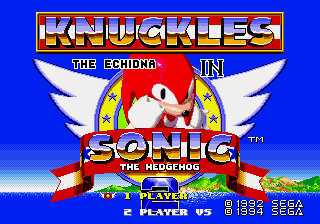 Sonic the Hedgehog & Miles "Tails" Prower the Fox in Knuckles the Echidna in Sonic the Hedgehog 2