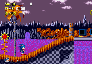 Sonic the Hedgehog Painful World Spikes Kaizo 2