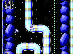 Spin Dash in Sonic 2 SMS