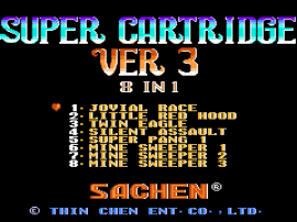 Super Cartridge Ver 3 - 8 in 1 (Asia) (Unl)