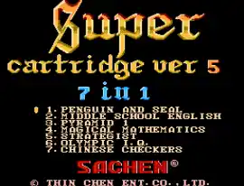 Super Cartridge Ver 5 - 7 in 1 (Asia) (Unl)