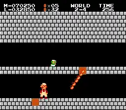 Super Mario Bros. Two-Player Hack (Shared Lives)