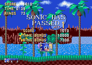 Teen Sonic in Sonic 1