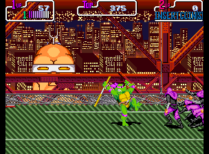 Teenage Mutant Ninja Turtles - Turtles in Time (2 Players ver. UDA)