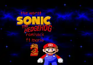 The worst Sonic the Hedgehog romhack (featuring mario) 2