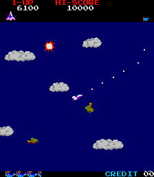 Play Time Pilot (Atari) Arcade Retro Game Online in your browser ...