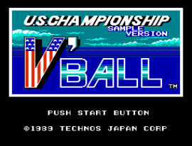 U.S. Championship V'Ball (Japan) (Beta)