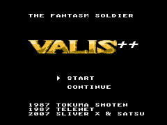 Valis - The Fantastic Soldier (Japan) [En+Hack by Satsu+Sliver X v1.01] (~Valis Plus Plus - The Fantasm Soldier)