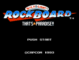 Wily & Light no Rockboard - That's Paradise (Japan) [En by Interordi v1.1] (Mega Man Version)