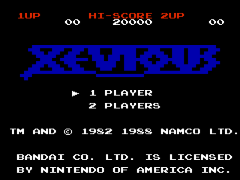 Xevious - The Avenger (USA)