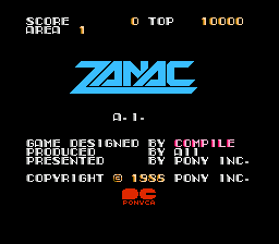 Zanac (Japan)